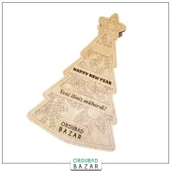 Yeni il ağacı qutusu